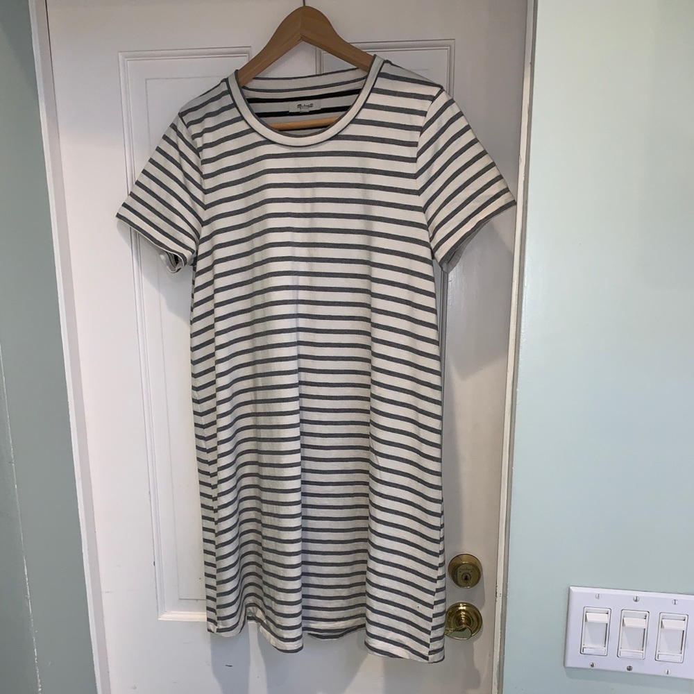 Madewell sizeL stripe dress
